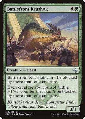 Battlefront Krushok card from Fate Reforged