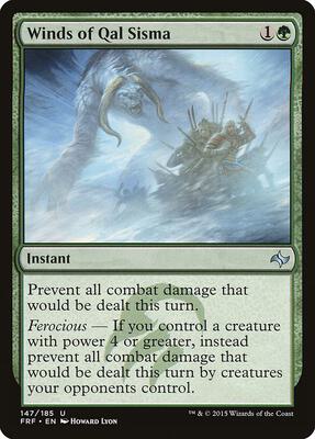 Winds of Qal Sisma card from Fate Reforged