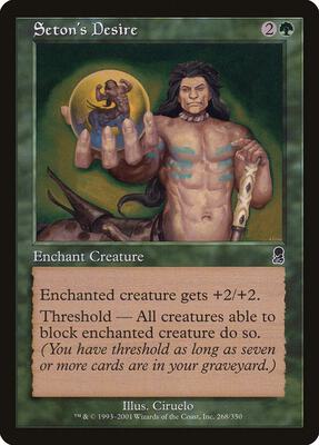 Seton's Desire card from Odyssey