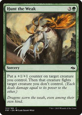 Hunt the Weak card from Fate Reforged