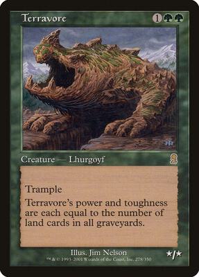 Terravore card from Odyssey