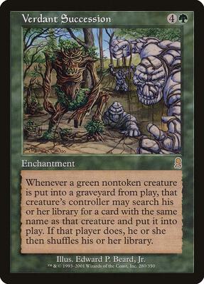 Verdant Succession card from Odyssey