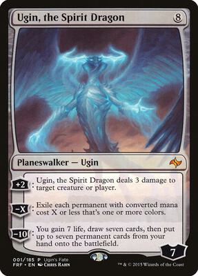 Ugin, the Spirit Dragon card from Ugin's Fate Promos