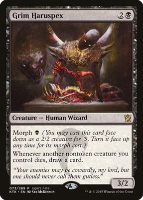 Grim Haruspex card from Ugin's Fate Promos