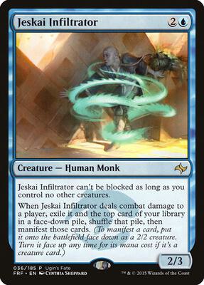 Jeskai Infiltrator card from Ugin's Fate Promos