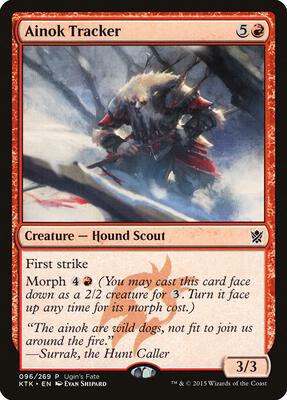 Ainok Tracker card from Ugin's Fate Promos