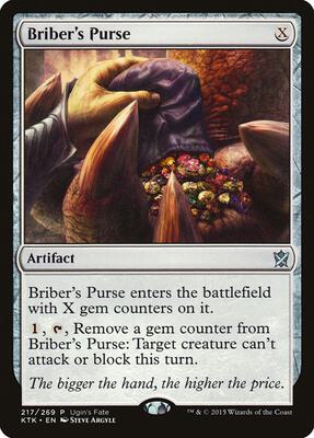 Briber's Purse card from Ugin's Fate Promos