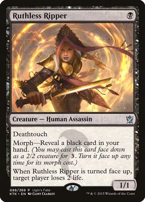 Ruthless Ripper card from Ugin's Fate Promos