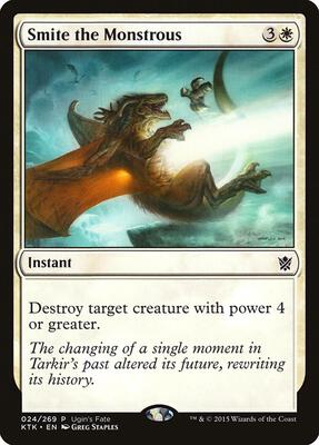 Smite the Monstrous card from Ugin's Fate Promos