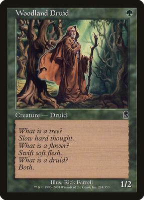 Woodland Druid card from Odyssey
