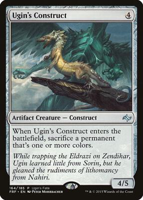 Ugin's Construct card from Ugin's Fate Promos