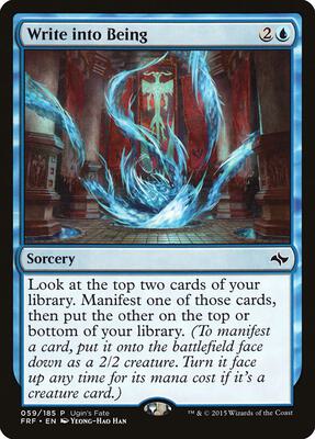 Write into Being card from Ugin's Fate Promos