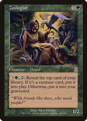 Zoologist card from Odyssey