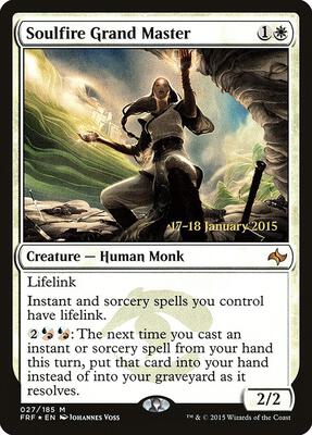 Soulfire Grand Master card from Prerelease Cards