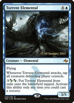 Torrent Elemental card from Prerelease Cards