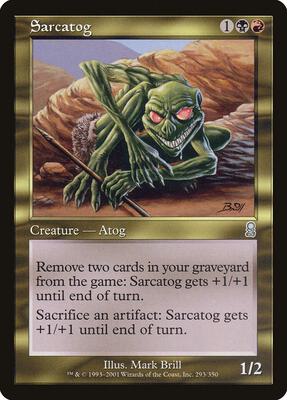 Sarcatog card from Odyssey