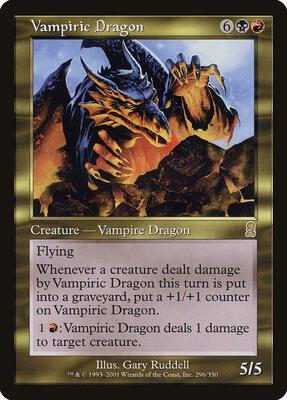 Vampiric Dragon card from Odyssey