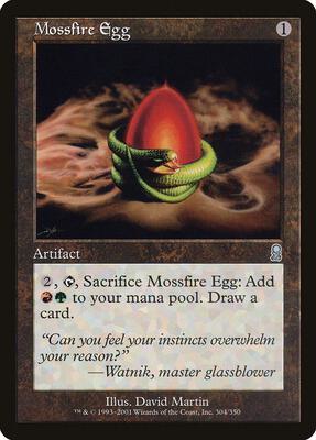 Mossfire Egg card from Odyssey