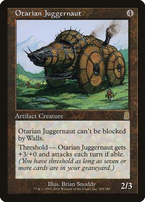 Otarian Juggernaut card from Odyssey