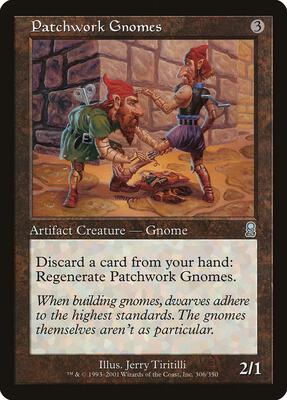 Patchwork Gnomes card from Odyssey