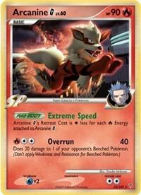 Arcanine G - 15/147 card from Deck Exclusives