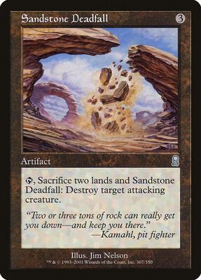 Sandstone Deadfall card from Odyssey