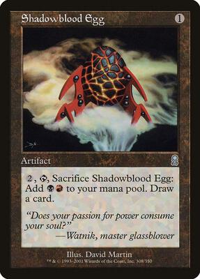 Shadowblood Egg card from Odyssey