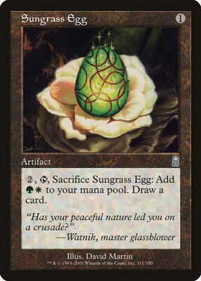 Sungrass Egg card from Odyssey