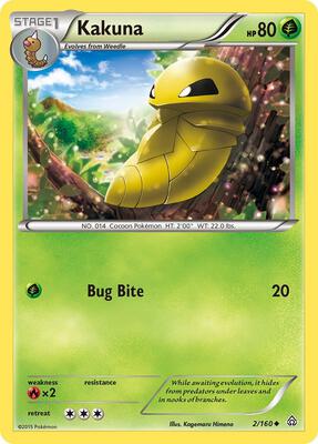 Kakuna card from XY - Primal Clash