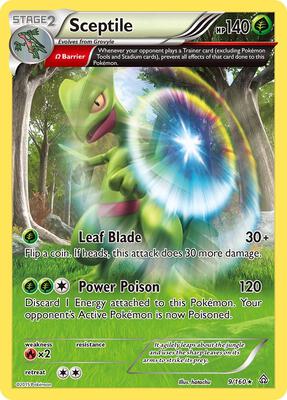 Sceptile (Omega) card from XY - Primal Clash