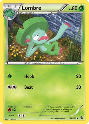 Lombre card from XY - Primal Clash