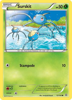 Surskit card from XY - Primal Clash