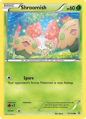 Shroomish card from XY - Primal Clash