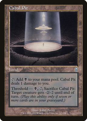 Cabal Pit card from Odyssey