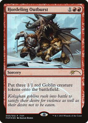 Hordeling Outburst card from FNM Promos