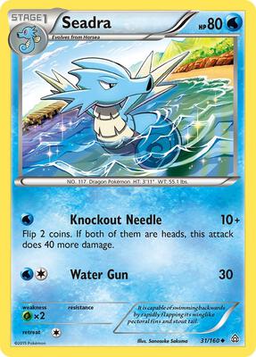 Seadra card from XY - Primal Clash