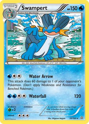 Swampert card from XY - Primal Clash