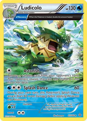 Ludicolo (Alpha) card from XY - Primal Clash