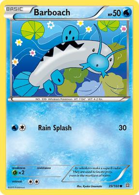 Barboach card from XY - Primal Clash