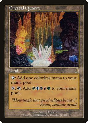 Crystal Quarry card from Odyssey