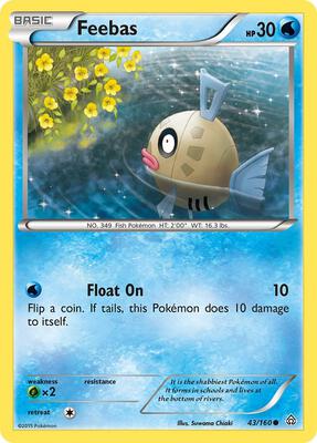 Feebas card from XY - Primal Clash