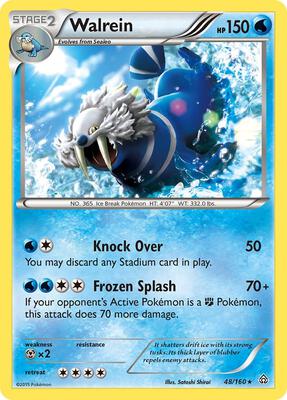 Walrein card from XY - Primal Clash