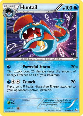 Huntail card from XY - Primal Clash