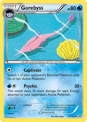 Gorebyss card from XY - Primal Clash