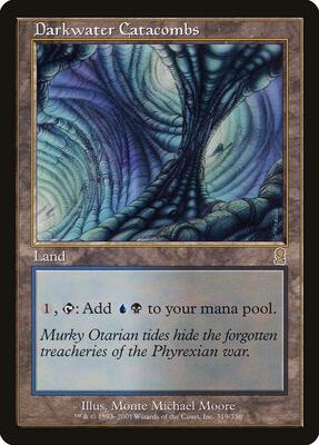 Darkwater Catacombs card from Odyssey