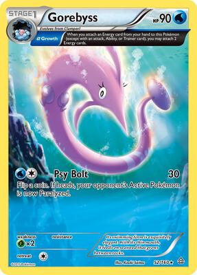 Gorebyss (Alpha) card from XY - Primal Clash
