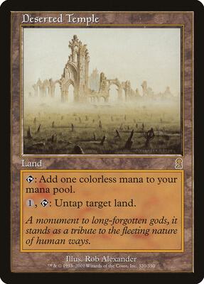 Deserted Temple card from Odyssey