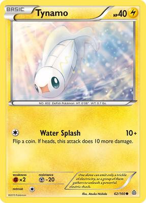 Tynamo card from XY - Primal Clash