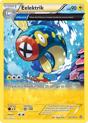 Eelektrik (Alpha) card from XY - Primal Clash