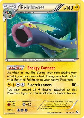 Eelektross card from XY - Primal Clash